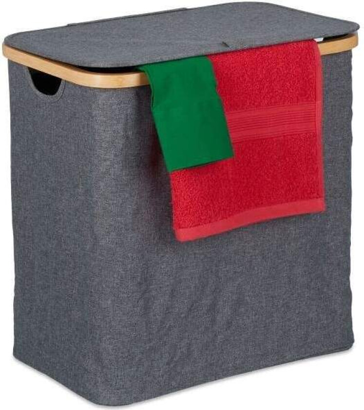 Skittentøyskurv med lokk 60 l