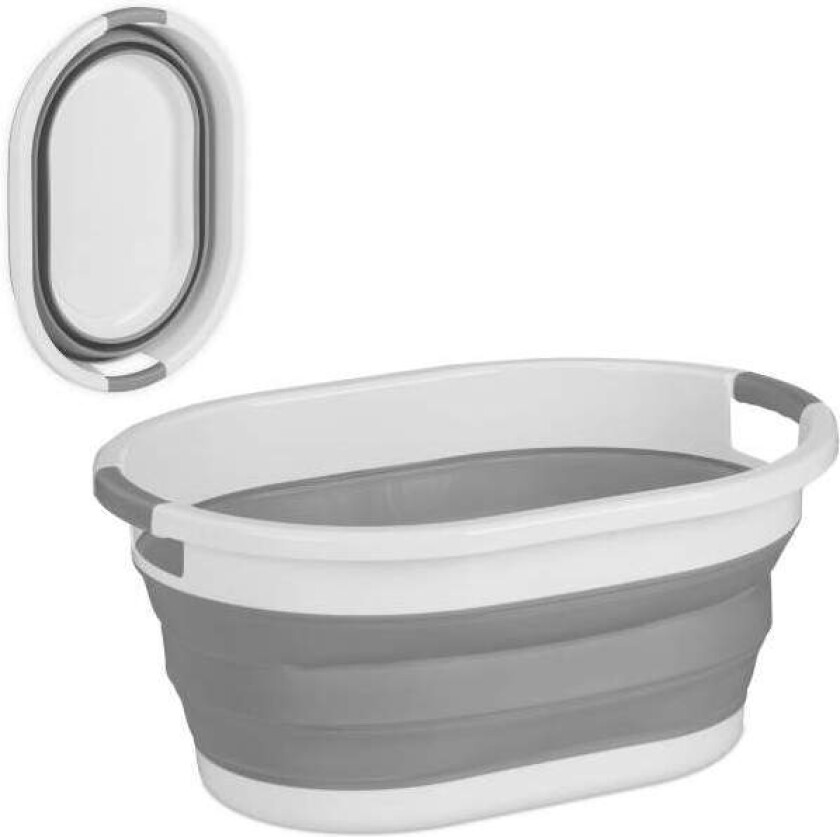 Sammenleggbar skittentøyskurv 36 liter