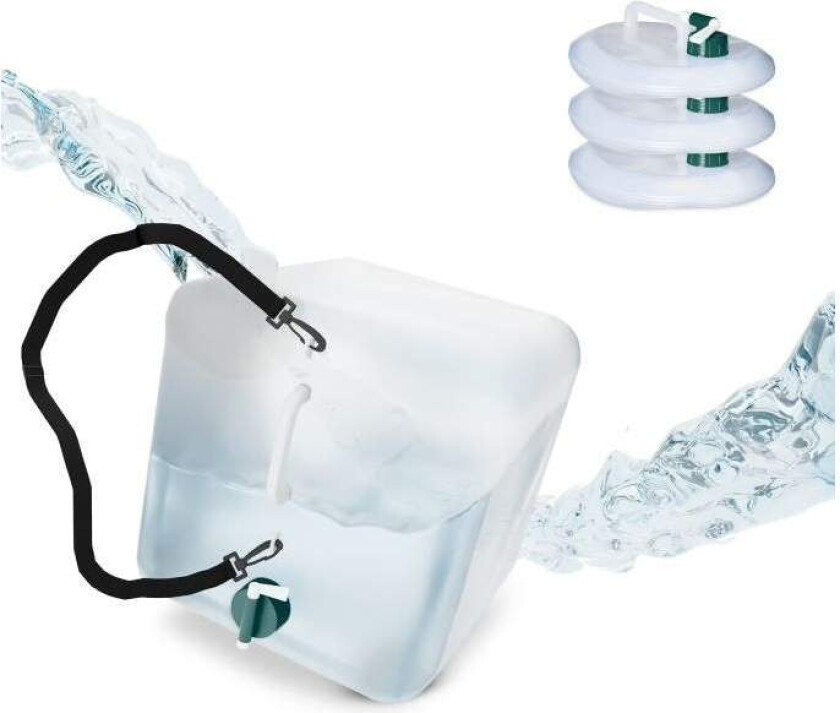 Sammenleggbar vannkanne Sett på 4 20 l