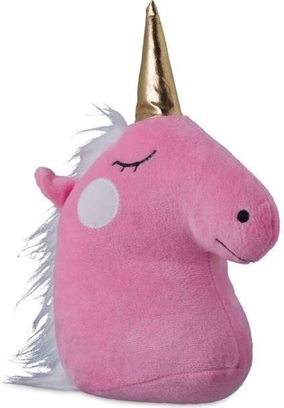 Enhjørning dørstopper i rosa