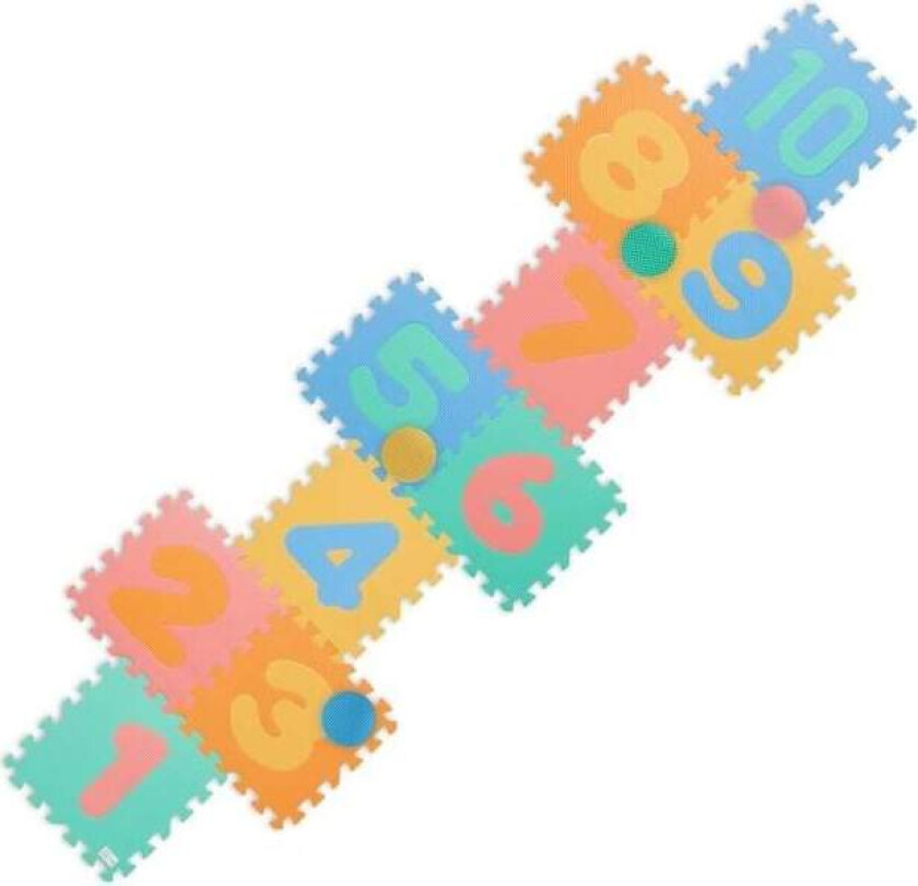 Puslespillmatte med tall