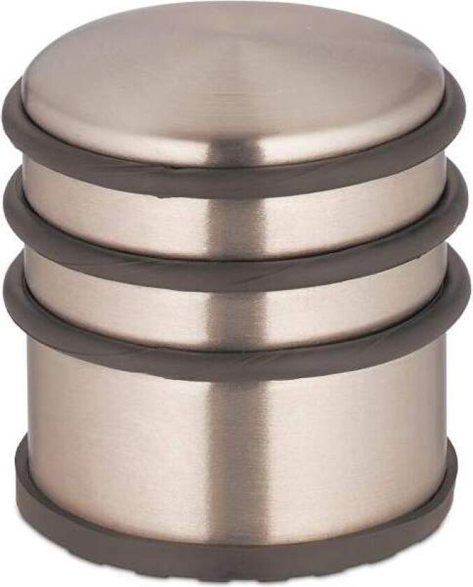 Dørstopper i rustfritt stål og bronse