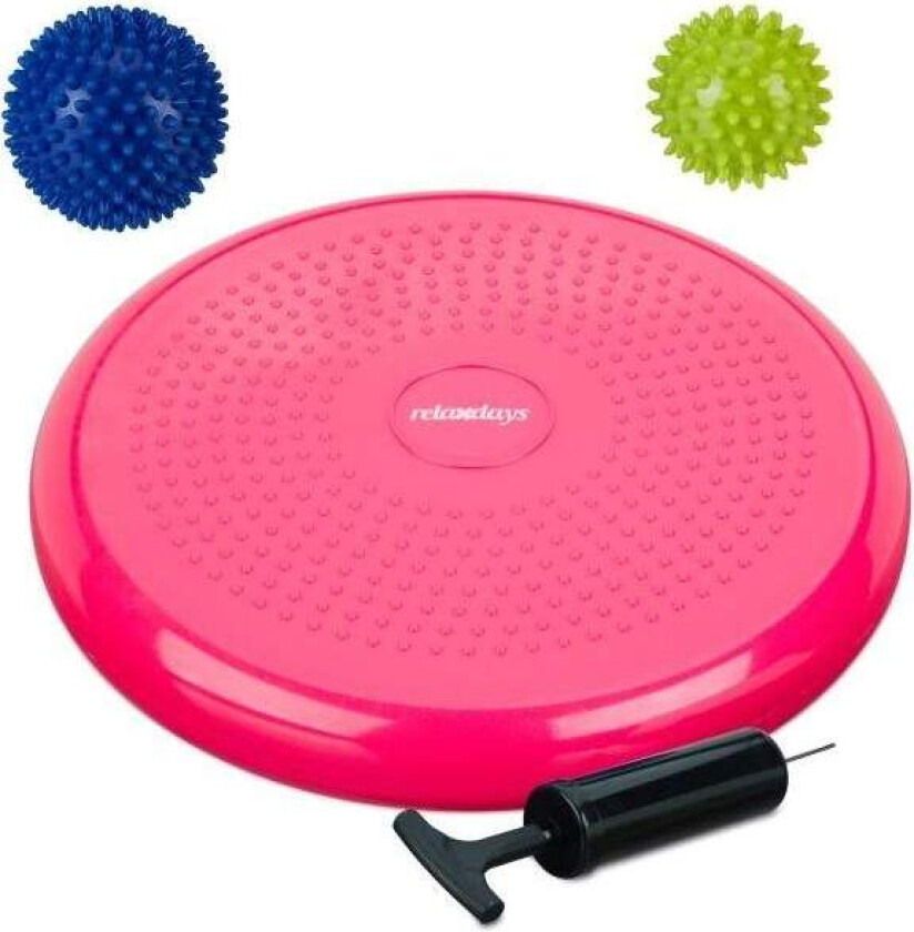 Balansepute med 2 massasjeballer