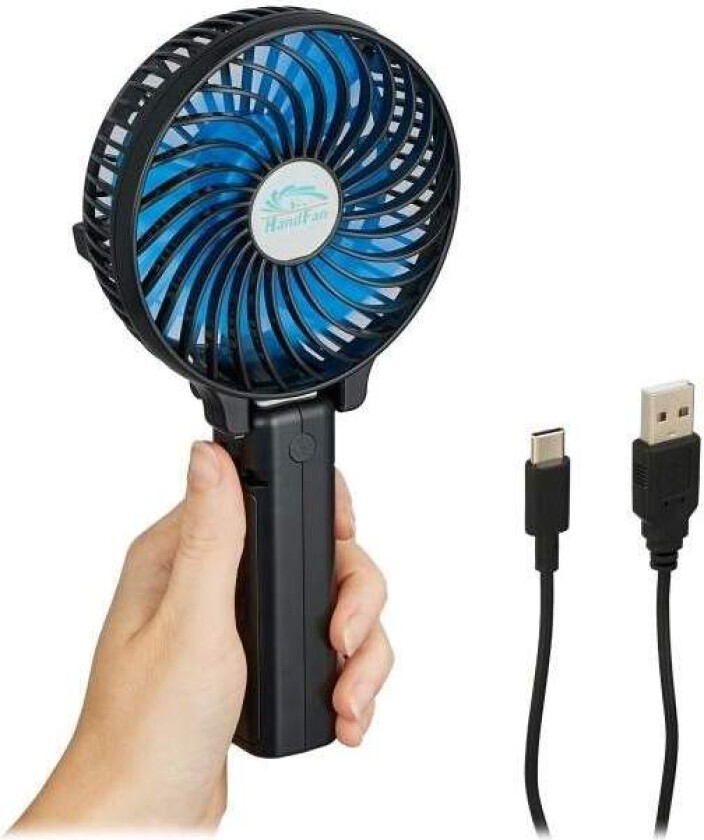 Håndvifte med USB-tilkobling