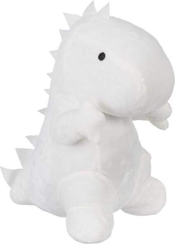 Hvit dørstopper Dino