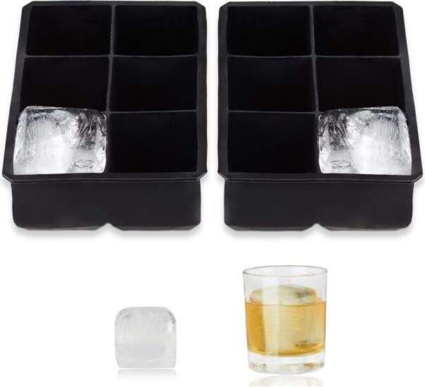 Silikon isbitform sett med 2 stk