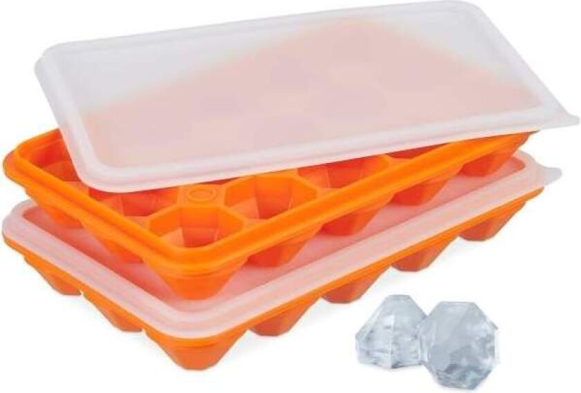 Isbitform sett med 2 diamanter