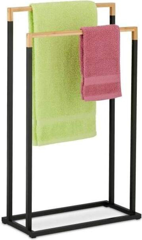 Håndklestativ med 2 skinner