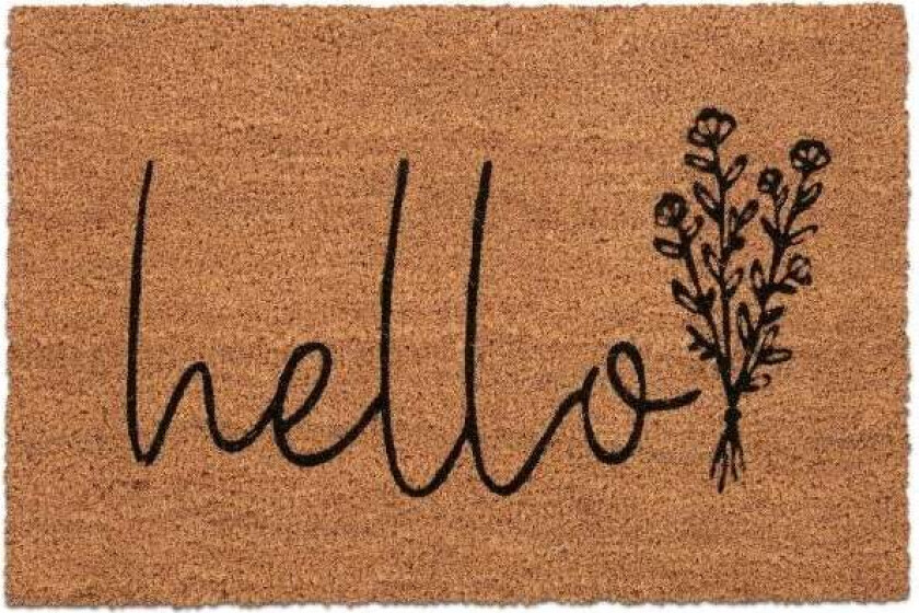 Dørmatte "Hello" i kokos