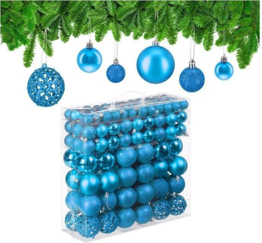 Juletrekuler i sett med 150 stk