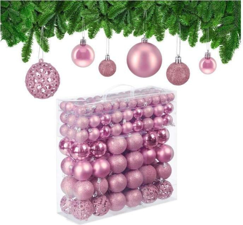 Juletrekuler i sett med 150 stk