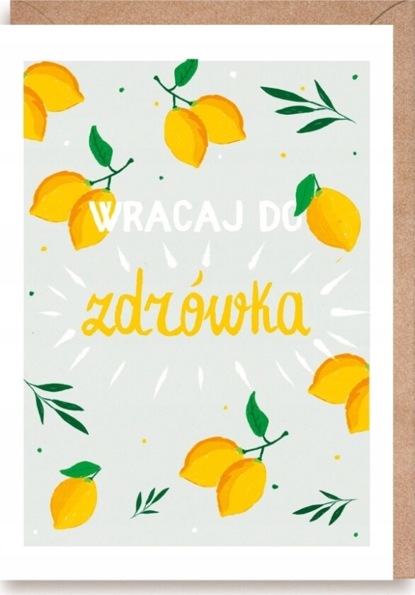Teka Gratulasjonskort Helseønsker Sitron
