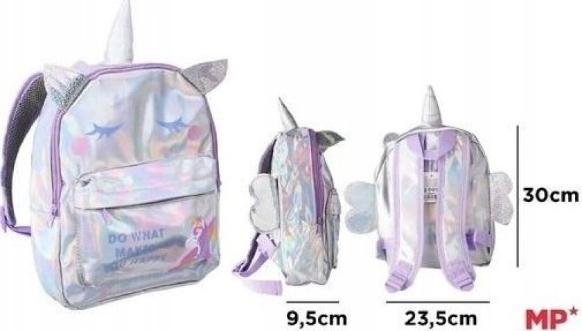 Penal Teka Ryggsekk Fantasy Unicorn 9,5X23x5x30cm