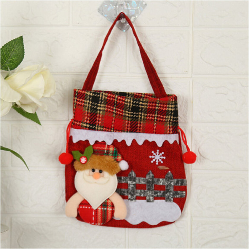 4 stk Julepose eplepose dekorativ gavepose (20*23CM)