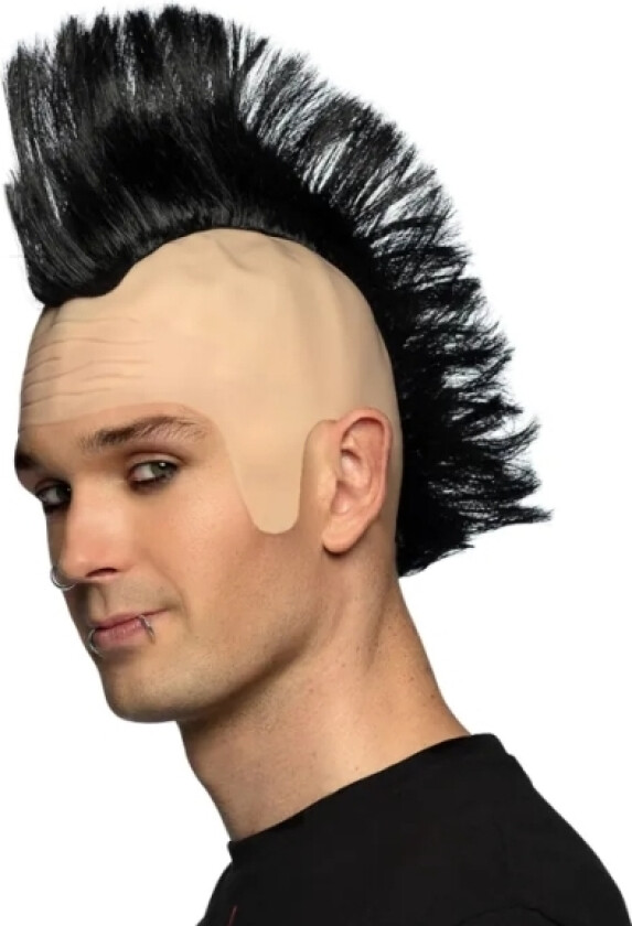 Boland Punk, Rak, Svart, Män, Polyester, Karneval, 230 G