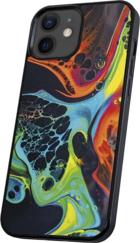 iPhone 12/12 Pro - Deksel/Mobildeksel Marmor Multicolor
