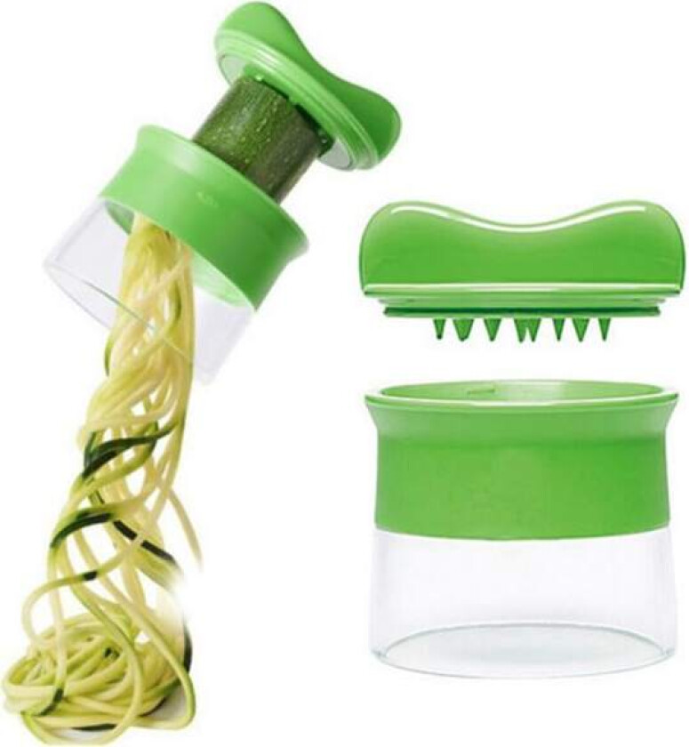 Håndholdt spiralizer 3 i 1 grønnsaksskjærer, Veggie Spiral Cutter