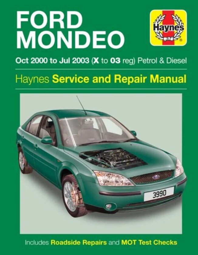 Ford Mondeo Petrol & Diesel (Oct 00 - Jul 03) Haynes Repair Manual av Haynes Publishing