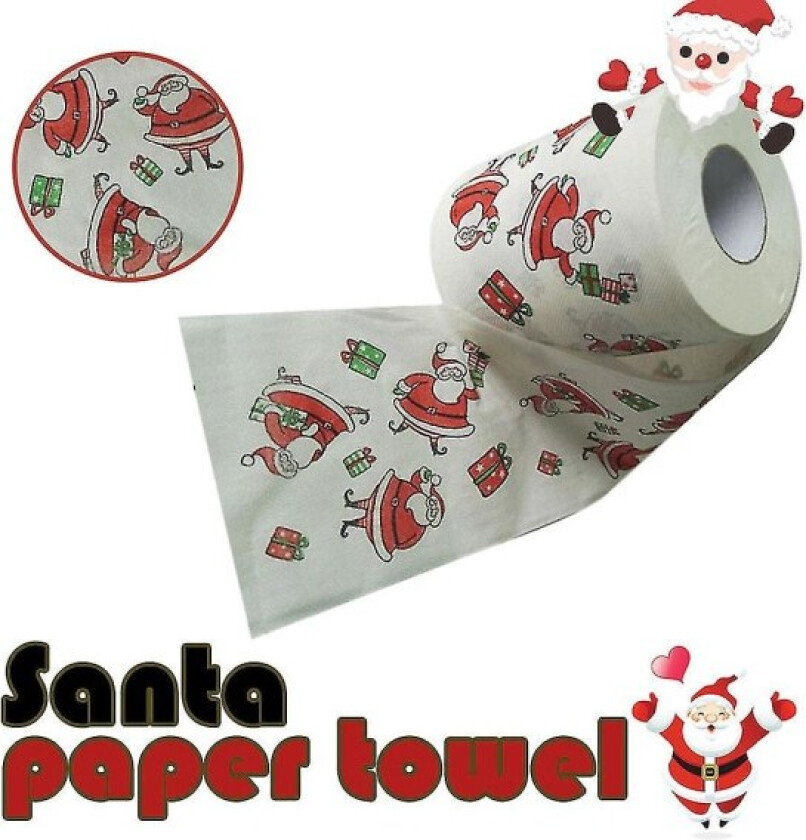 Julemønster Rullpapir Trykk Interessant Toalettpapir Bord Kjøkkenpapir