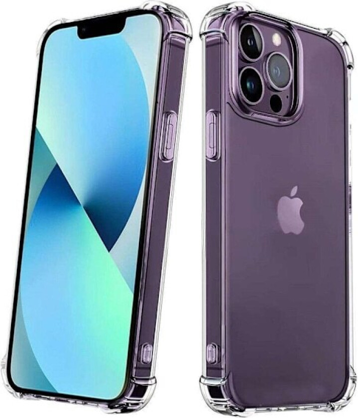 iPhone 16 - Silikon støtsikkert deksel ekstra støtsikkert Transparent