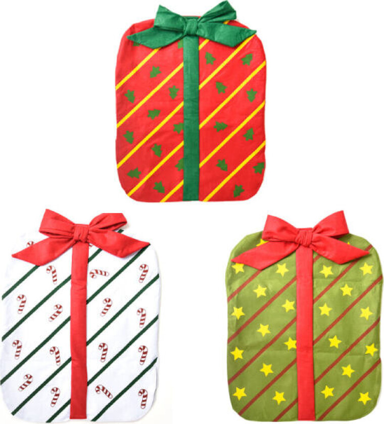 3 stk Juledekorative Sløyfe Gavepose Stoltrekk Jul
