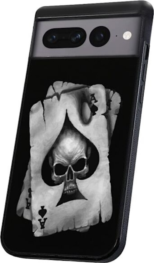 Google Pixel 9 Pro XL - Deksel/Mobildeksel Dødningehode Kortstokk