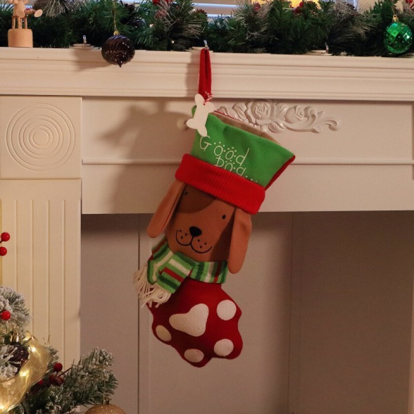 Hundens julekalender - Julekalender med hundepoter - 18'' stor