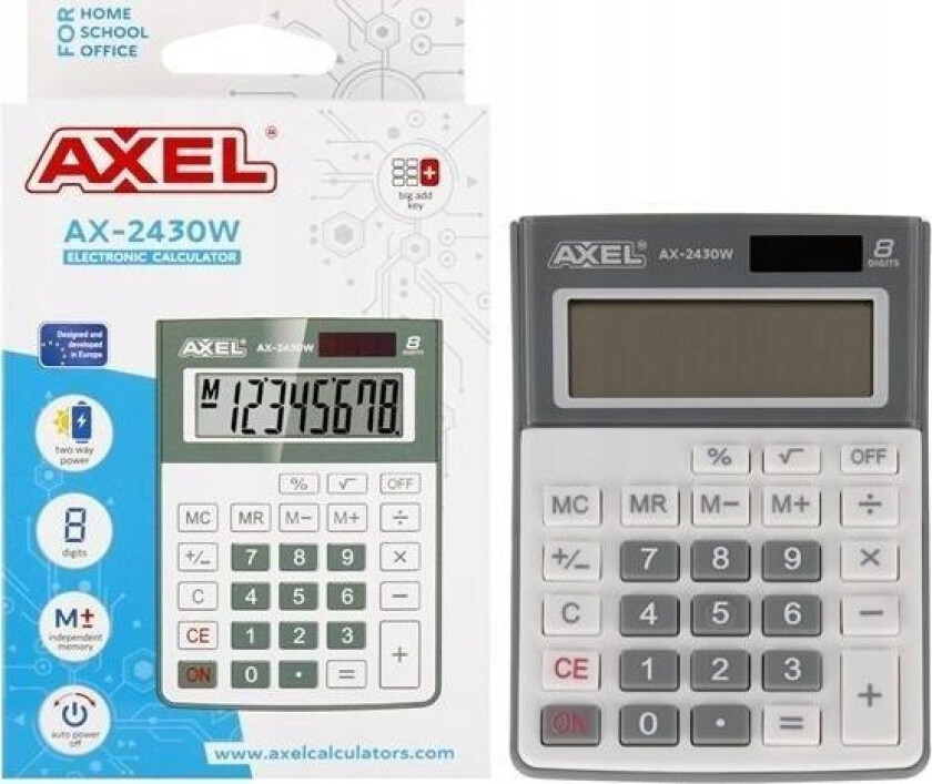 Kalkulator Axel Kalkulator Axel Ax-2430W Pud 50/100