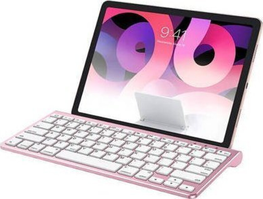 Wireless Ipad Keyboard With Tablet Holder Kb088 Omoton (Pink)