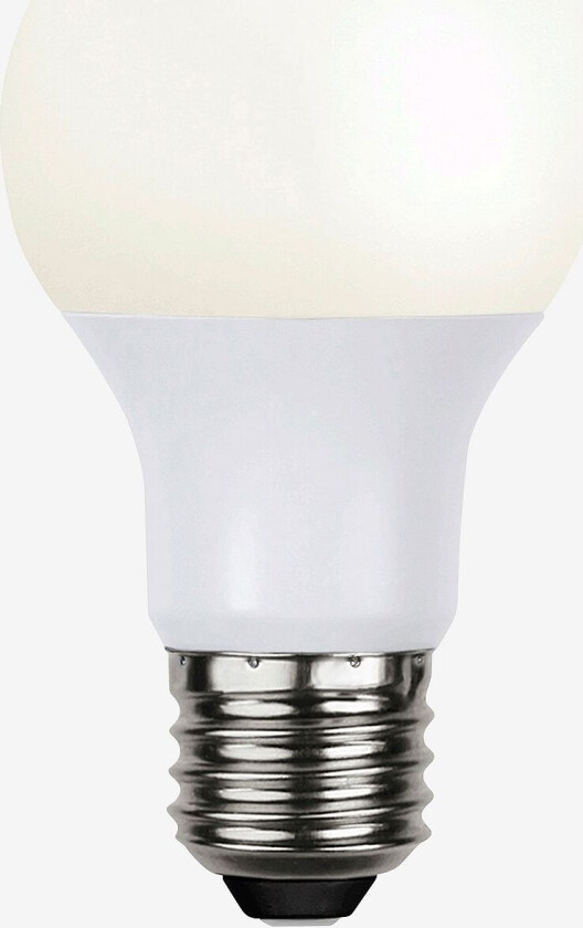 Lyspære E27 LED. Normal Opal, 10W, Hvit