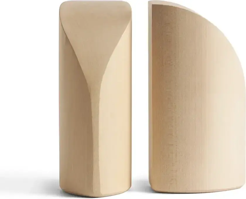 Bilde av PI bokstøtte lakkert lønn -sett med 2 stk