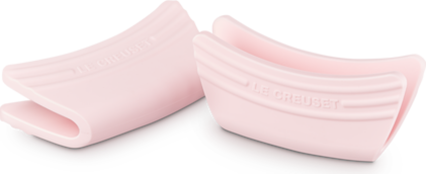 grytekluter 2-pakning silikon 12x6 cm Shell pink