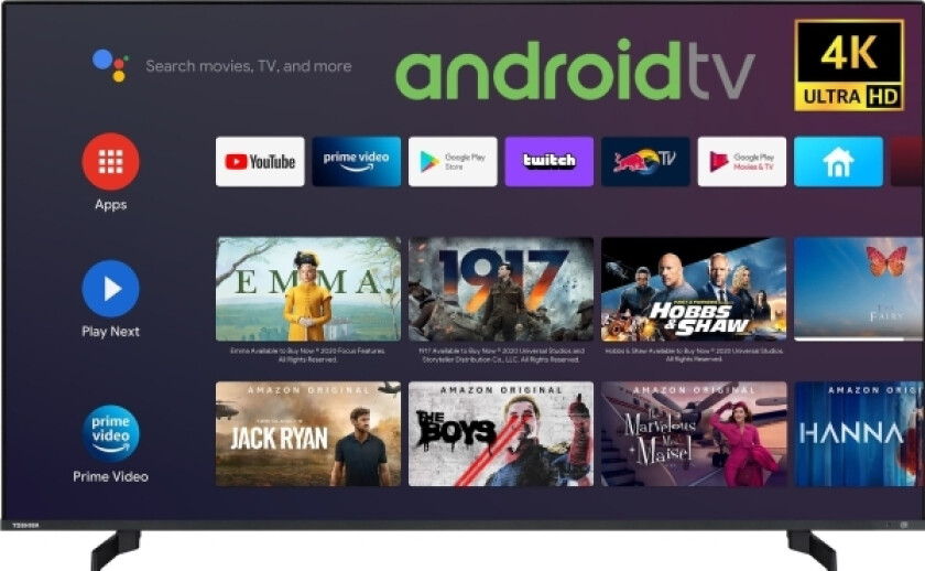 43Ua5d63dgy, Led Tv - 43 - Svart, Ultrahd/4K, Dolby Vision, Androidtv