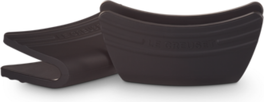 grytekluter 2-pakning silikon 12x6 cm Svart