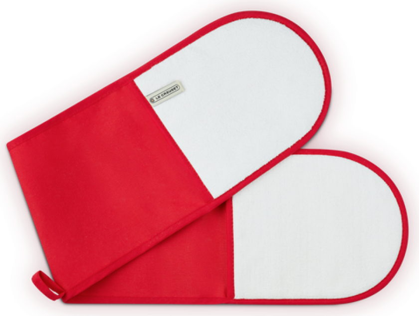 Dobbel grillhanske Cerise