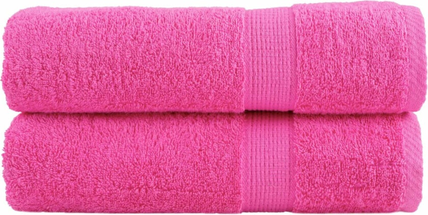 Premium håndklær SOLUND 2 stk rose 50x100cm 600 g/m2