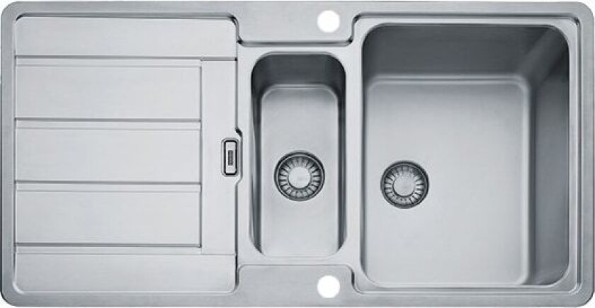 kjøkkenvask nedfelt 1 1/2 bolle 965x500 HDX 654