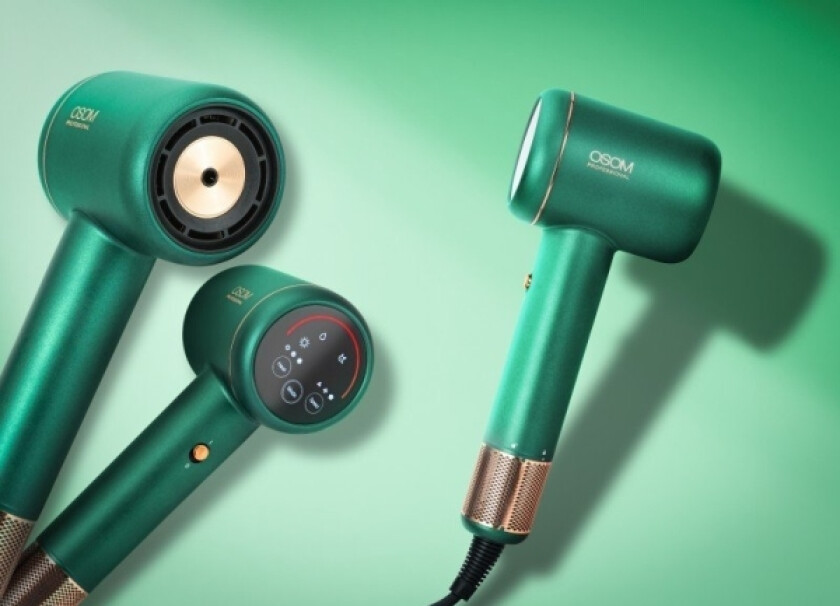 Hårføner Nero Osompf8gr, 1600 W, Grønn Farge