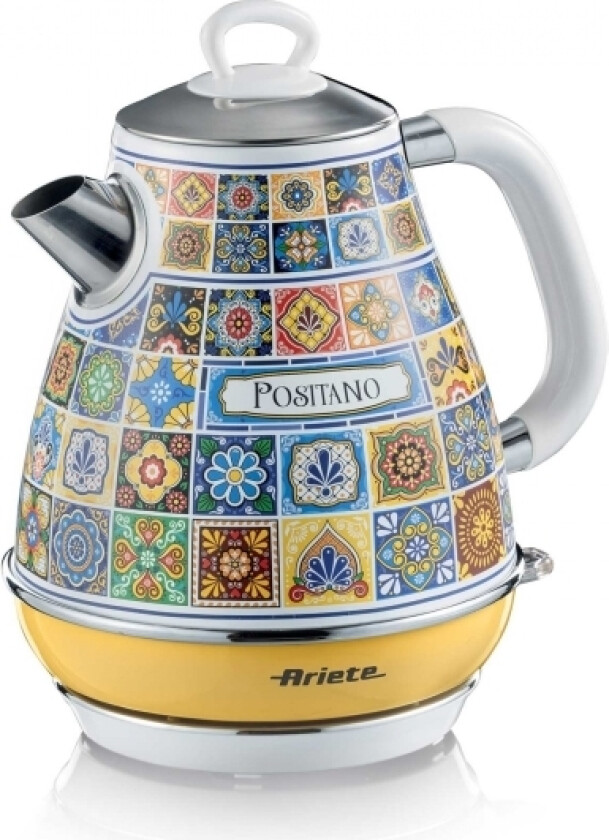 Ariete 2869/0P, 1,7 L, 2200 W, Multifärg, Gul, Metall, Vattennivå Indikator, Överhettningsskydd