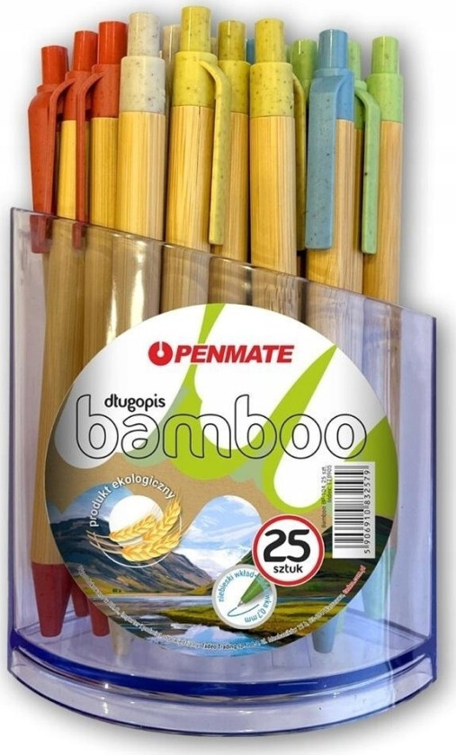 Teka Bamboo Kulepenn Bp-104 Mix (25 Stk) Penmate