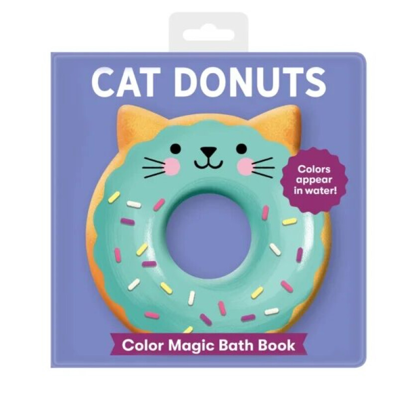 Cat Donuts Color Magic Bath Book av Mudpuppy