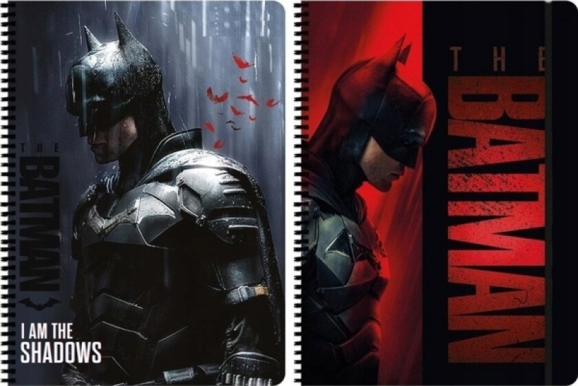 Teka Circle Notatbok A4/80K Rutenett Batman (5 Stk)