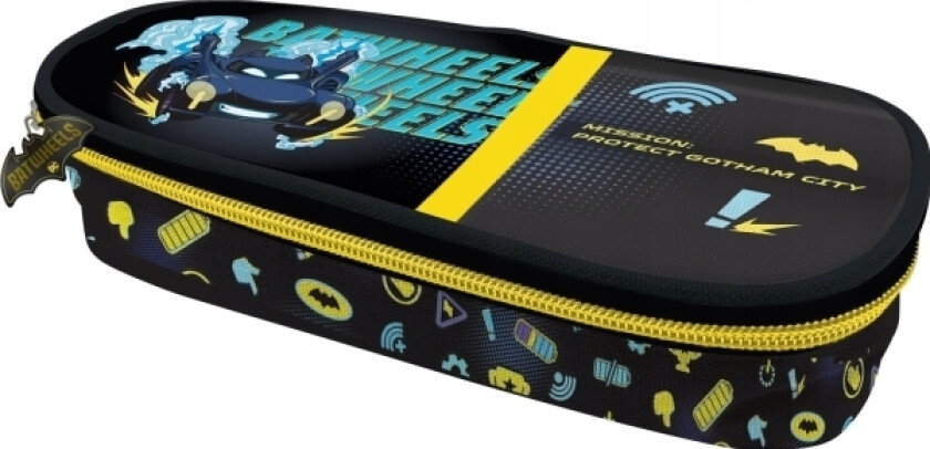 Teka Pennal Skolepenal Med Klaff Batman