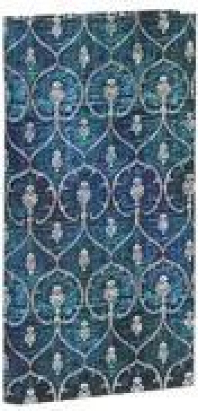 Blue Velvet Slim Lined Journal (Elastic Band Closure)