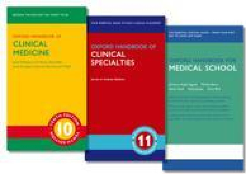 Oxford Handbook of Clinical Medicine, Oxford Handbook of Clinical Specialties, and Oxford Handbook for Medical School Pack