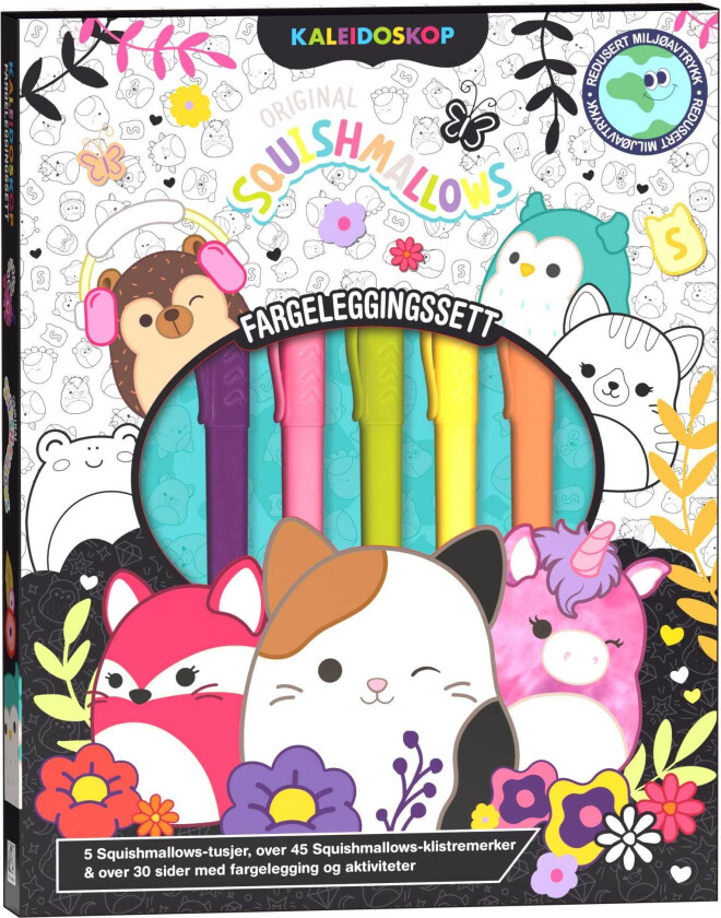 Original Squishmallows fargeleggingssett