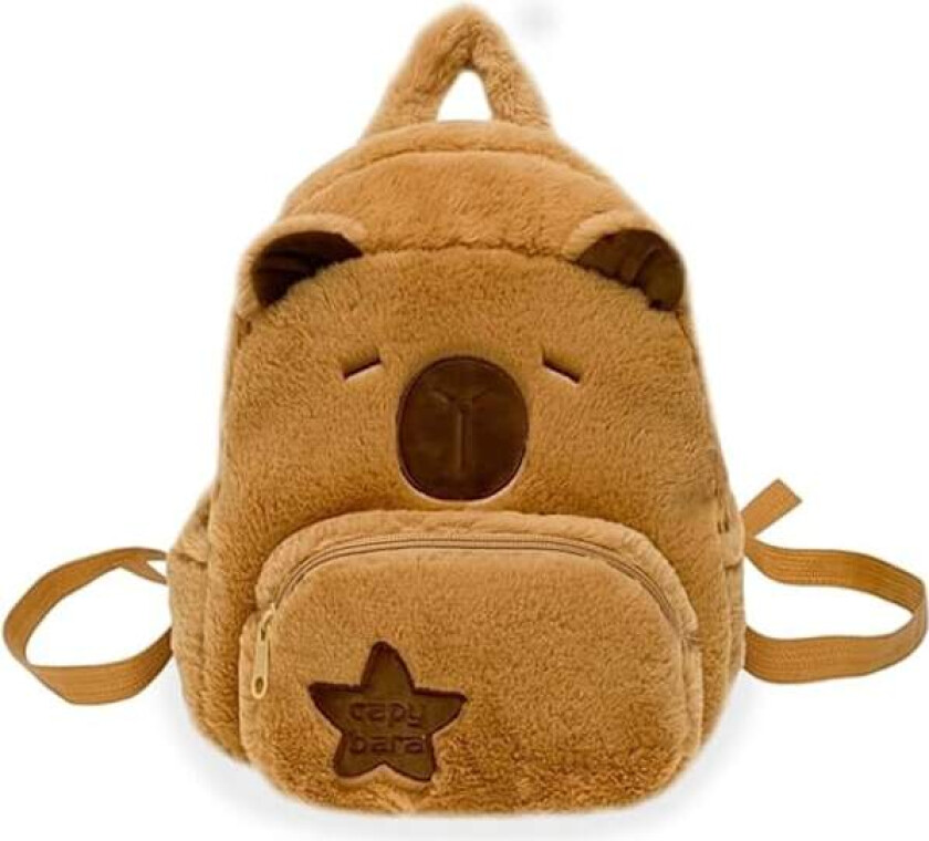 Søt Kapybara Pluss Ryggsekk, Kapybara Pluss Dyr Ryggsekk, Kapybara Tenåring Student Ryggsekk, Barnegave