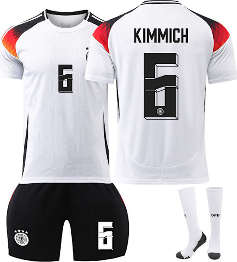 UEFA EM 2024 Tyskland Fotballdrakt Kit 10 Musiala 13 Muller 8 Kroos 7 HAVERTZ NO.6 KIMMICH NO.6 KIMMICH 26