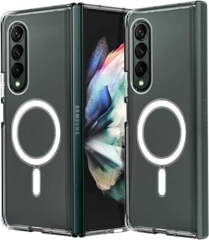 Galaxy Z Fold 4 Magsafe Mobildeksel Gjennomsiktig gjennomsiktig