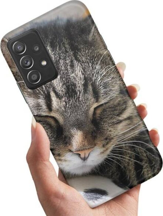 Samsung Galaxy A52/A52s 5G - Deksel/Mobildeksel Sovende Katt Multicolor